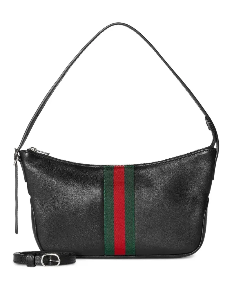Gucci Kuriertasche aus Leder - Schwarz Schwarz