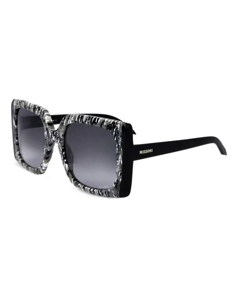 Missoni Sonnenbrille mit schwarzem Muster 54mm - Grau Grau
