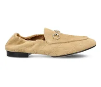 Loafer mit GG-Muster - Nude