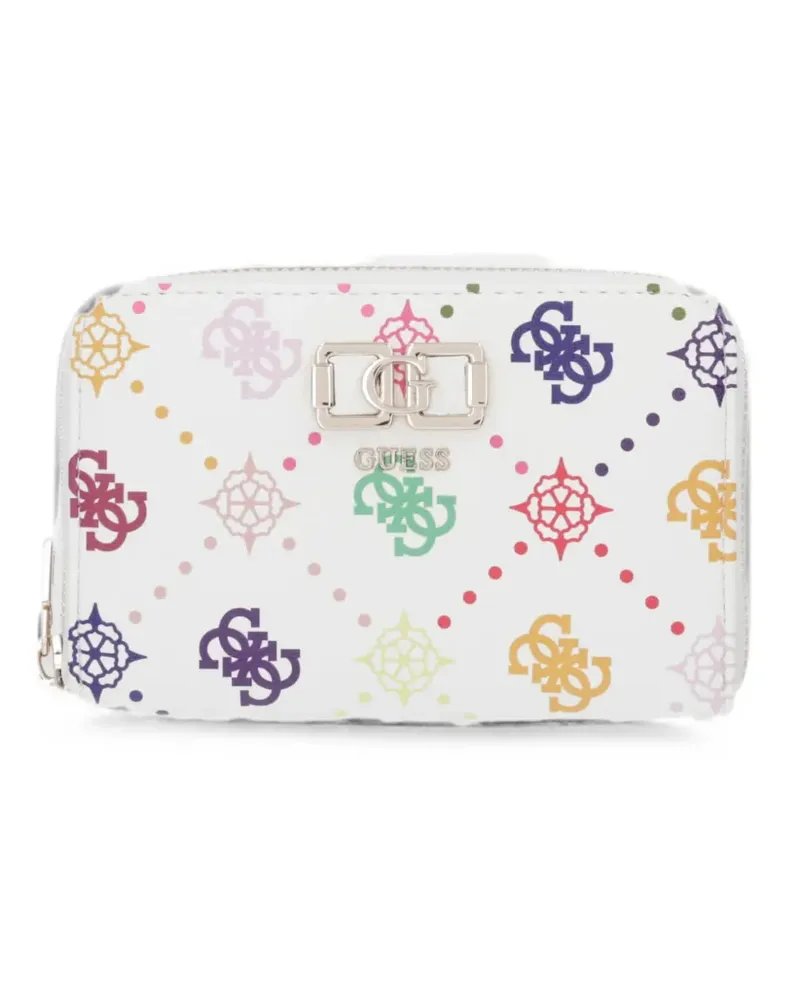 Guess Emelie 4G-print wallet - Weiß Weiß