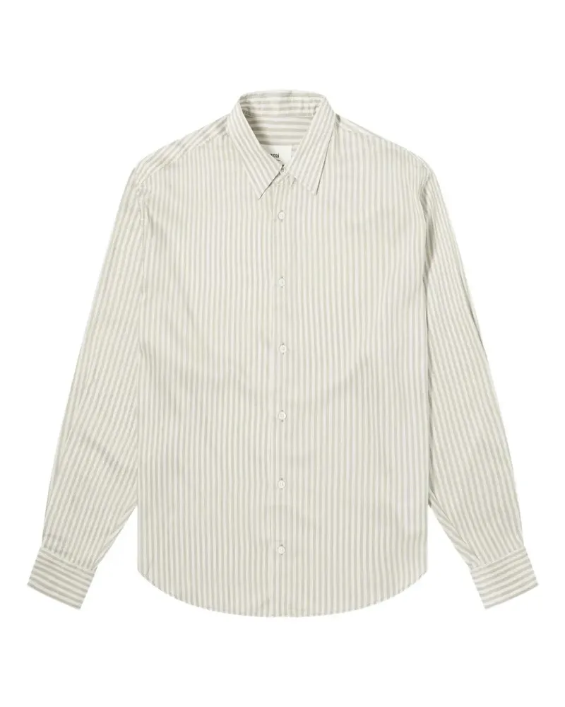 Amiri Boxy Fit striped shirt - Weiß Weiß