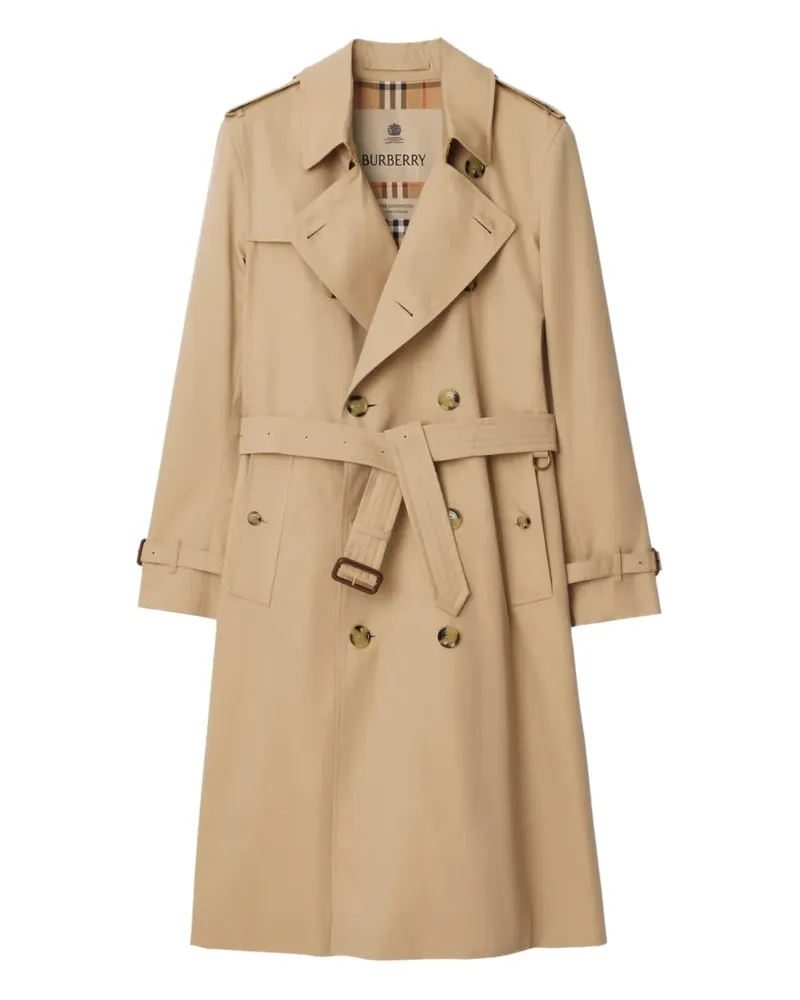Burberry Trenchcoat mit Gürtel - Nude Nude