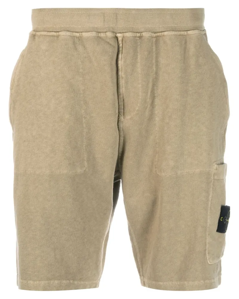 Stone Island Shorts mit Kompass - Braun Braun