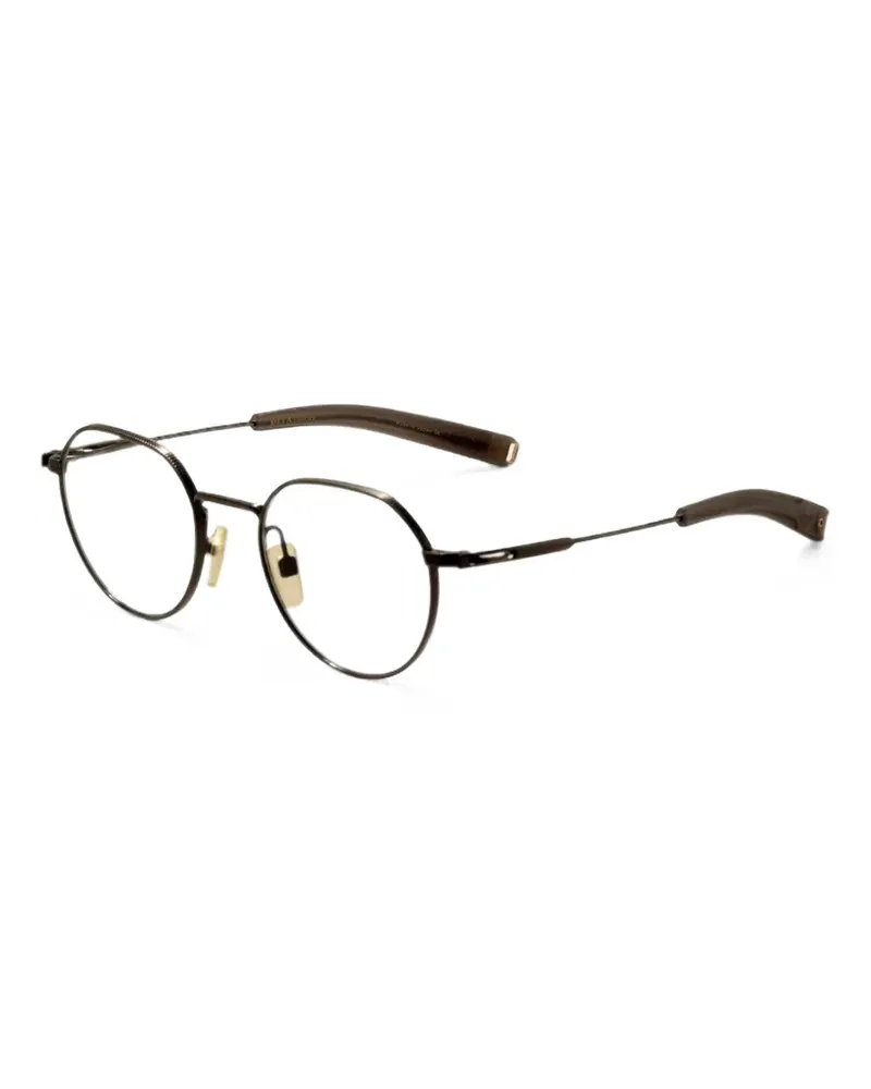 DITA Lancier geometric-frame glasses - Schwarz Schwarz