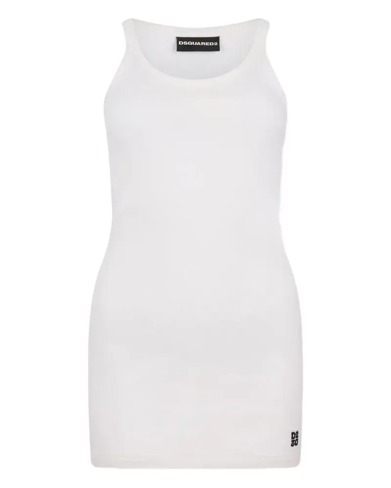 Dsquared2 Klassisches Minikleid - Weiß Weiß