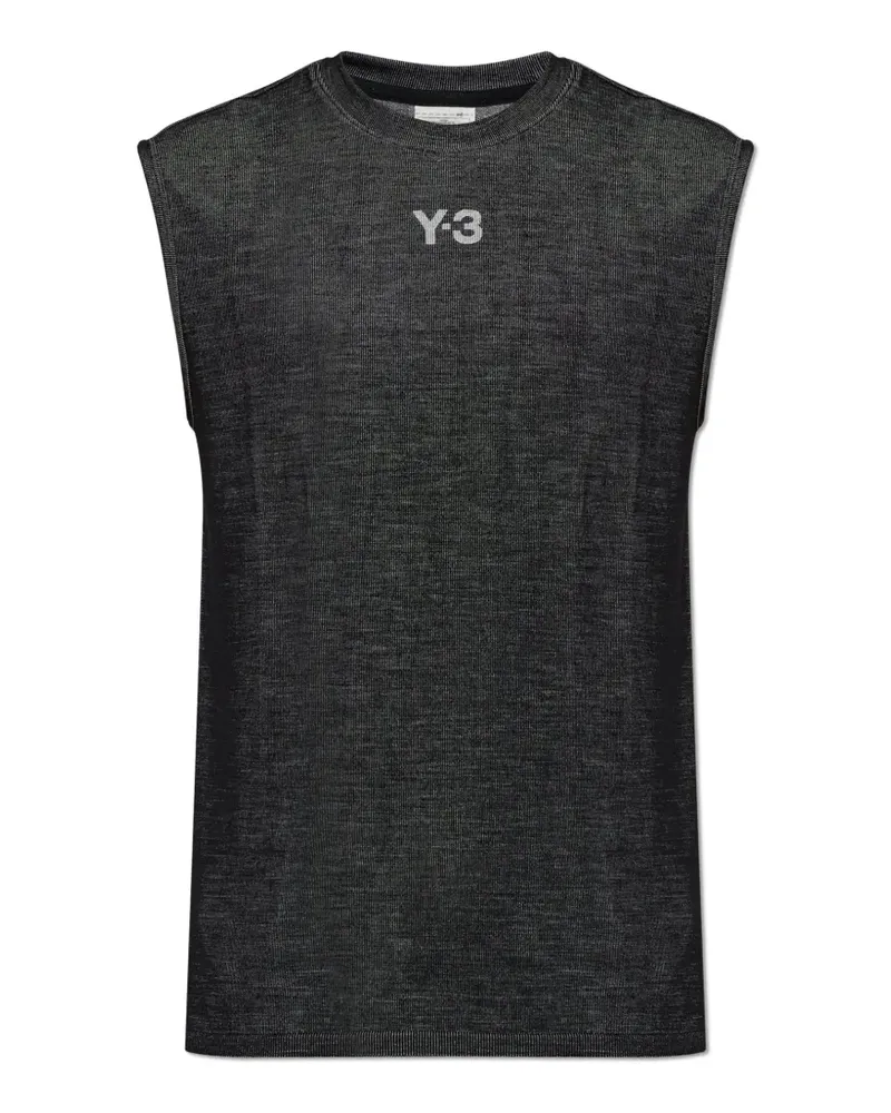 Y-3 x Mercedes AMG Petronas logo-print tank top - Grau Grau
