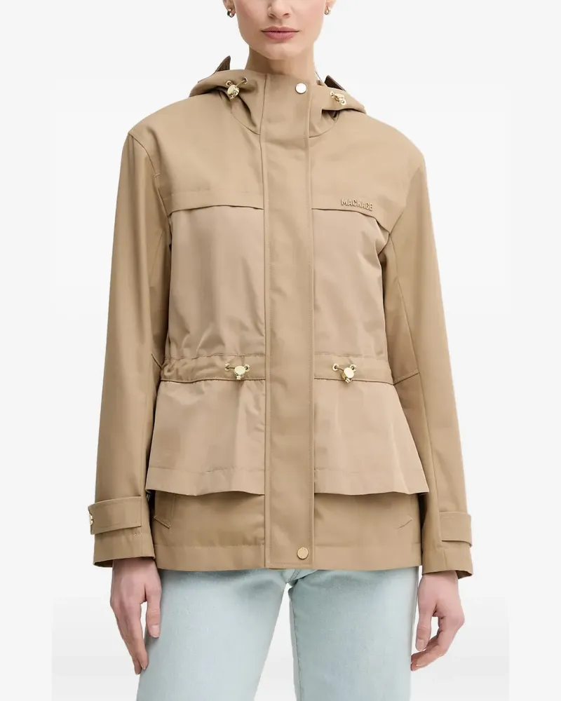 Mackage Kaori-LVS hooded pocket jacket - Nude Nude