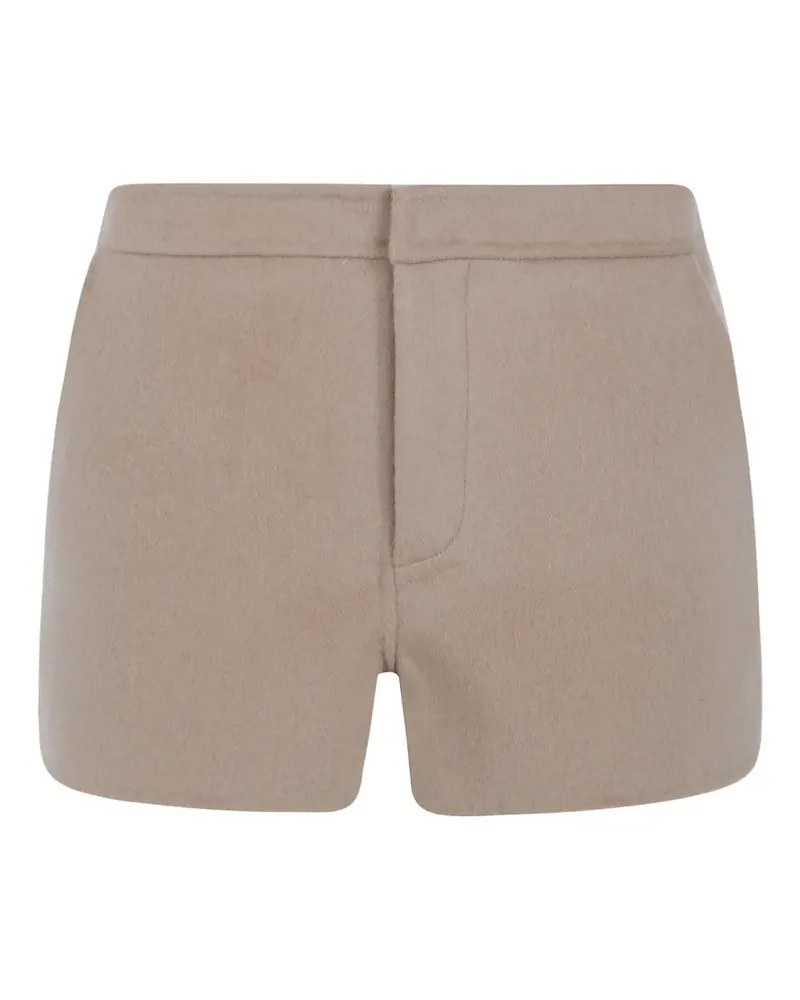 MC2 Saint Barth Shorts mit Lederbesatz - Nude Nude