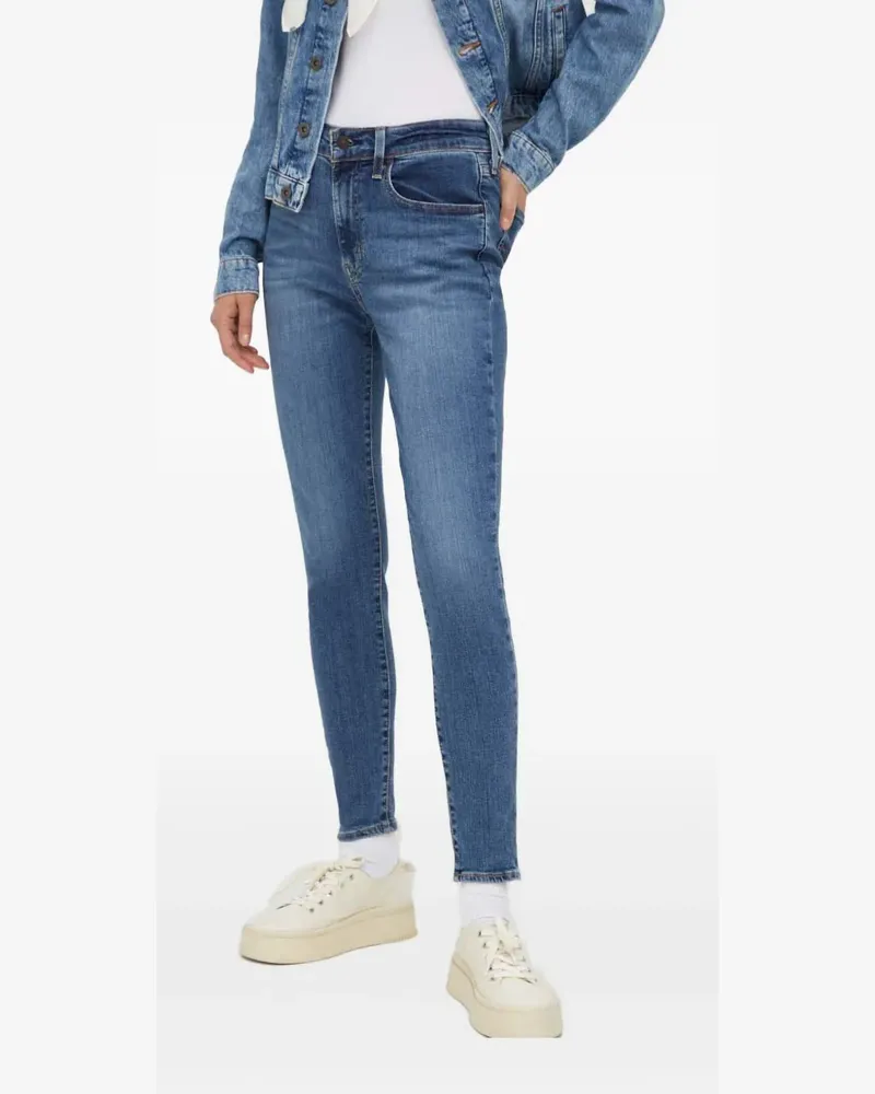 Levi's 721 Jeans mit hohem Bund - Blau Blau