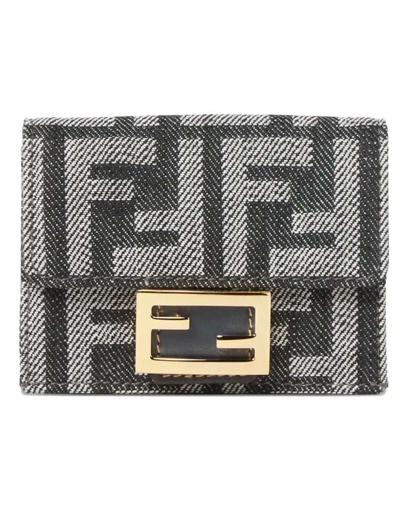 Fendi Baguette Micro tri-fold wallet - Grau Grau