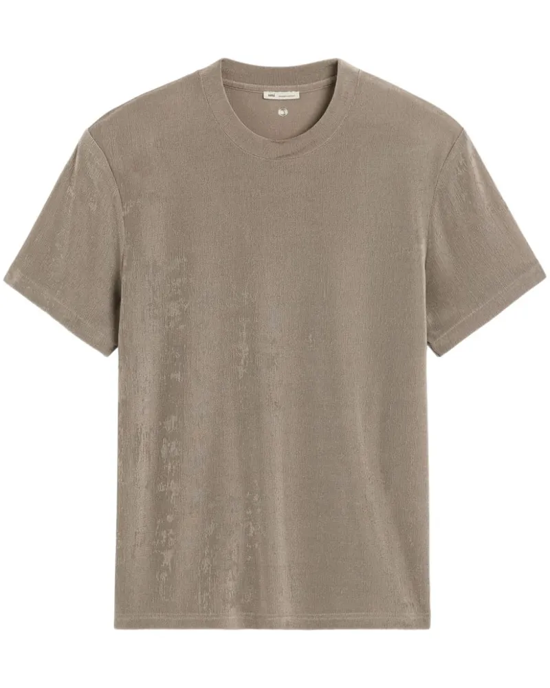 AMI Paris Klassisches T-Shirt - Braun Braun