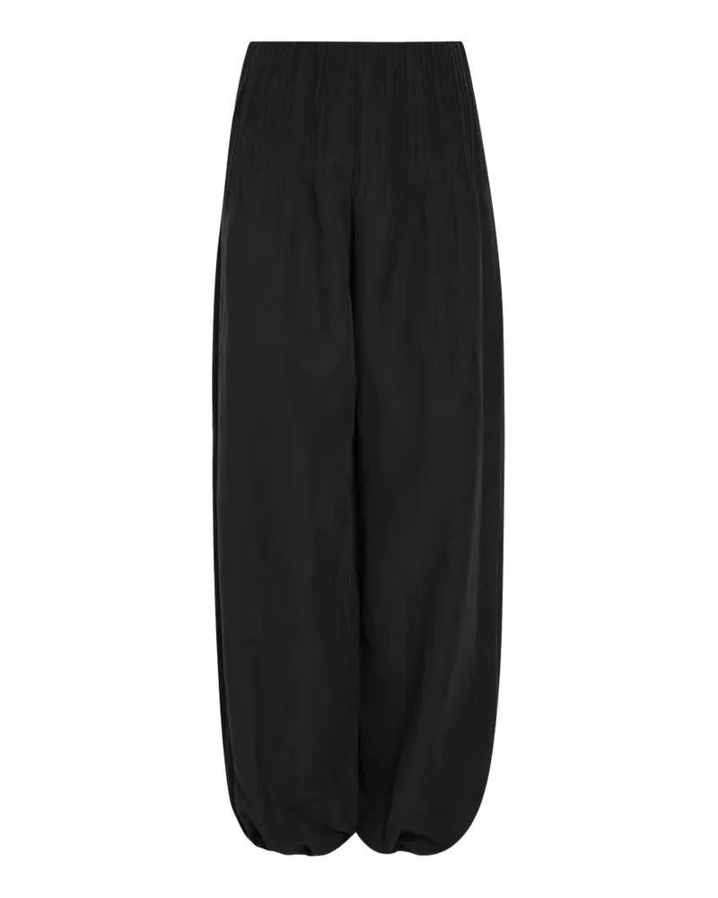 Vince elasticated-waistband trousers - Schwarz Schwarz