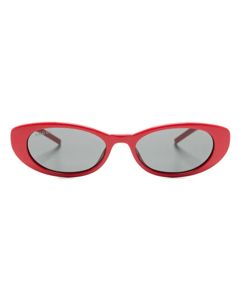 Gucci Sonnenbrille mit Cat-Eye-Gestell - Rot Rot
