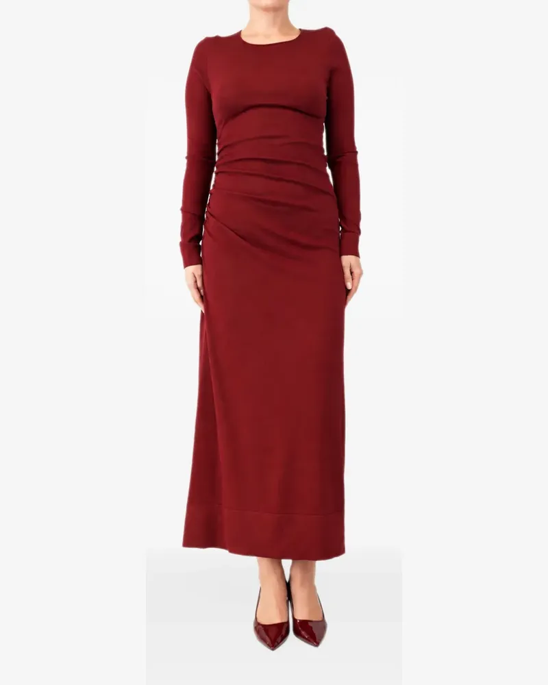 Altuzarra Robb ruched midi dress - Rot Rot