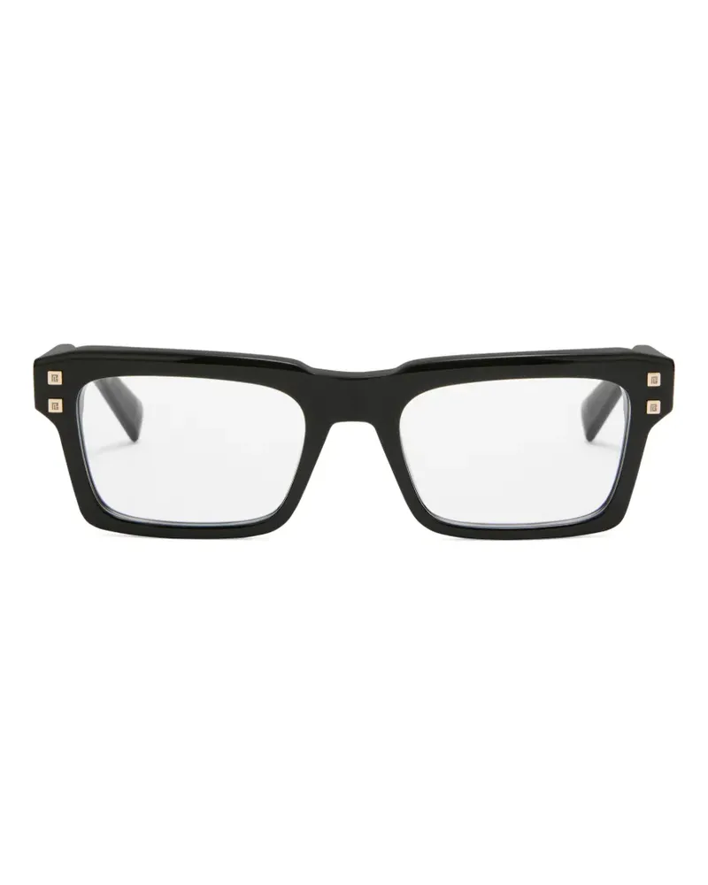 Balmain Essence I Brille mit rechteckigem Gestell - Schwarz Schwarz