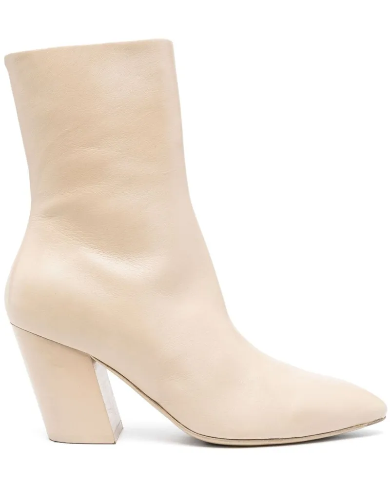 Officine Creative Italia Sevre 001 Stiefel mit Blockabsatz 90mm - Nude Nude