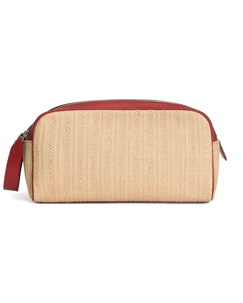 Dolce & Gabbana Essenza Kulturbeutel aus Raffia - Nude Nude