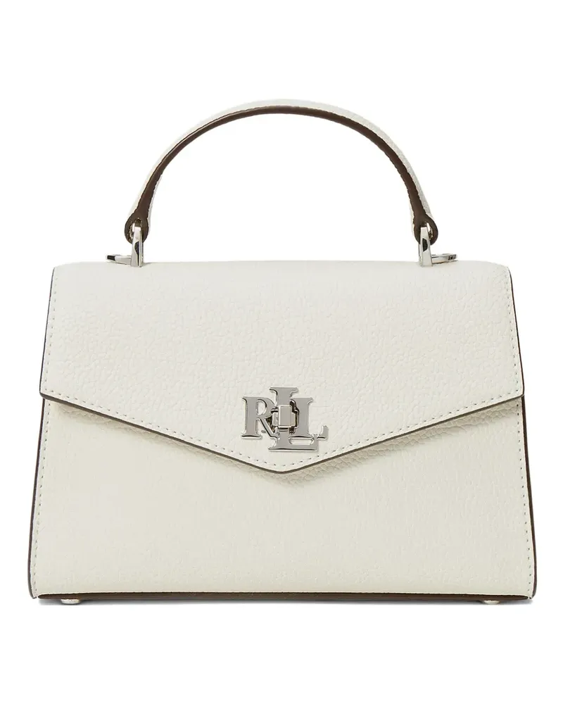 Ralph Lauren Farah logo-plaque tote bag - Nude Nude