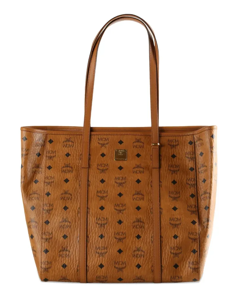 MCM logo-print tote bag - Braun Braun