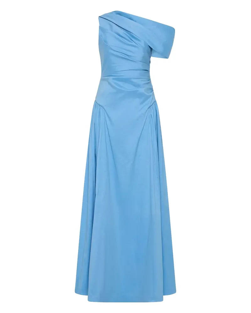 Rachel Gilbert Asymmetrisches Abendkleid - Blau Blau