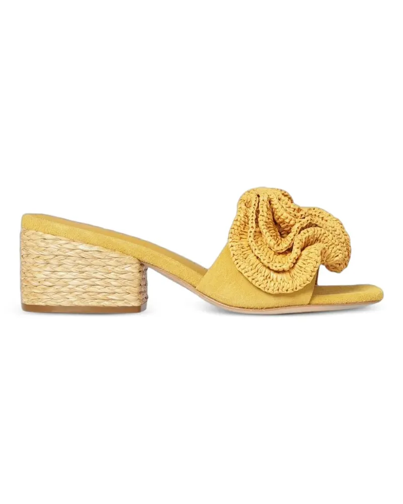 Paloma Barceló Polly suede sandals - Gelb Gelb