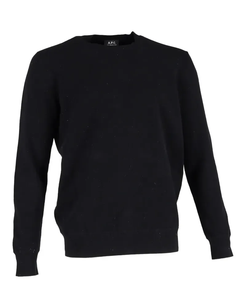 A.P.C. Pullover mit rundem Ausschnitt - Schwarz Schwarz