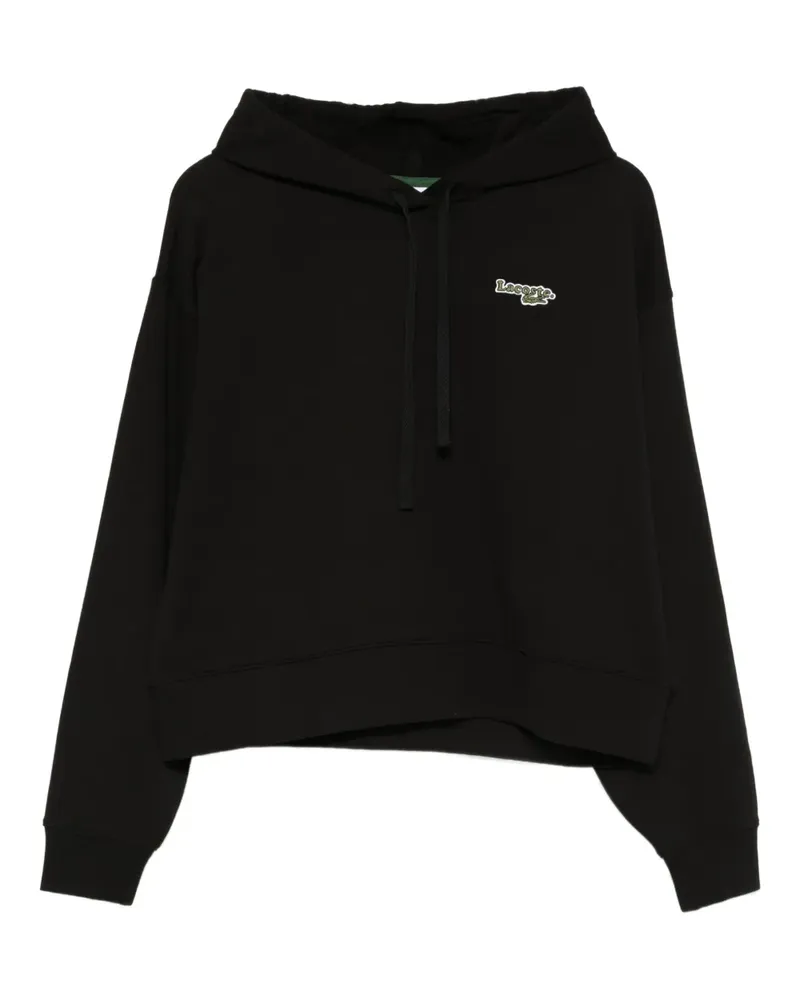 Lacoste Hoodie mit Kordelzug - Schwarz Schwarz