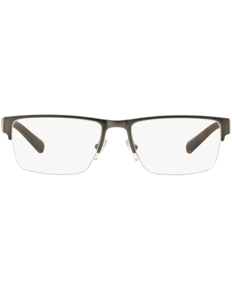 Armani Exchange Sonnenbrille mit eckigem Gestell - Silber Silber