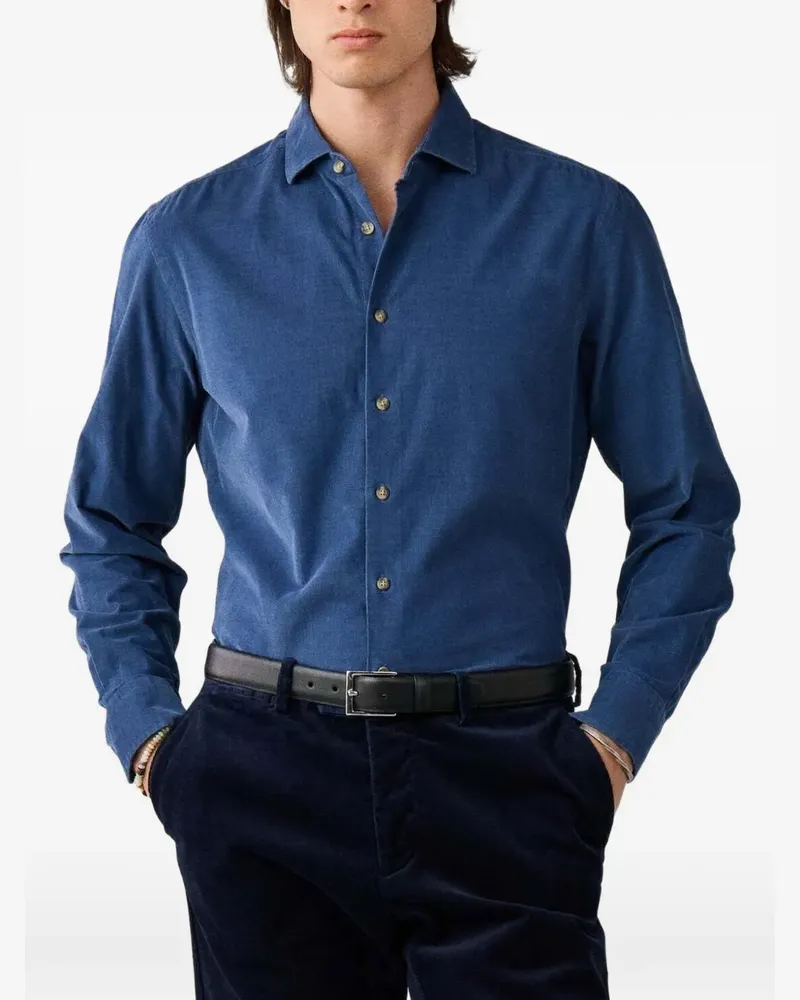 Hackett Langärmeliges Hemd - Blau Blau