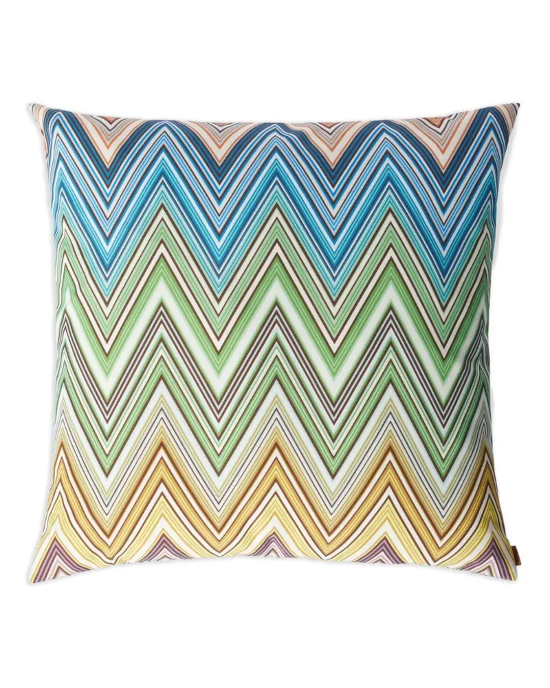 Missoni Home Kew Kissen mit Zickzackmuster (60cm x 60cm) - Grün Grün