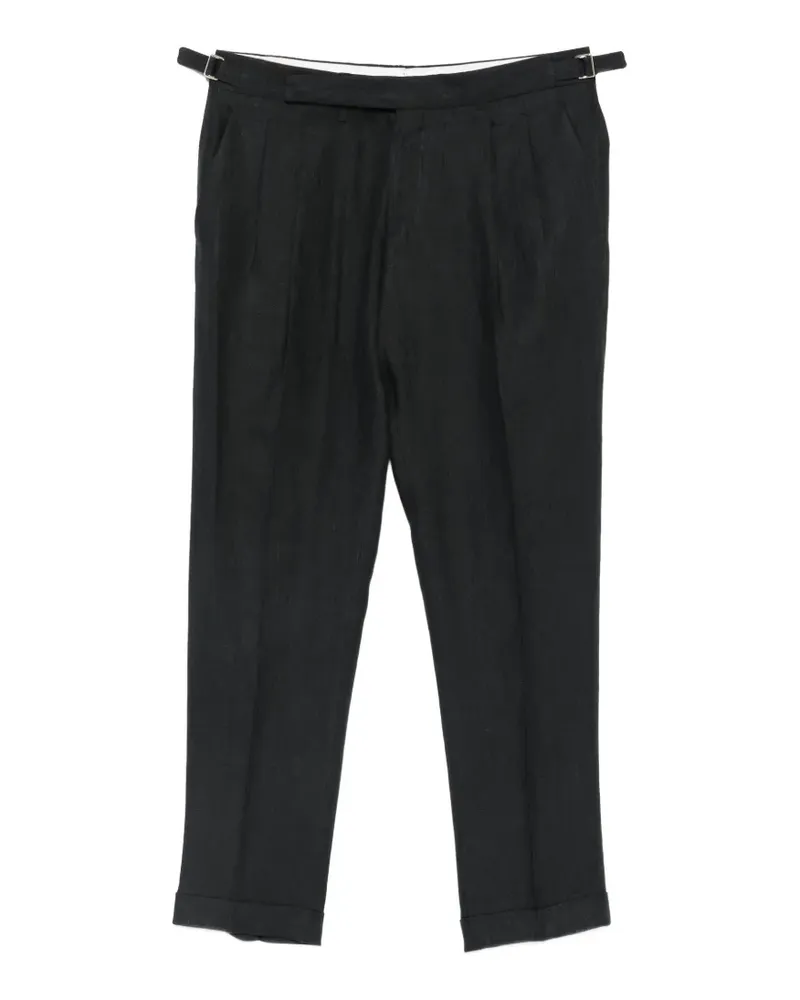 Briglia 1949 pleated side-adjuster trousers - Grau Grau