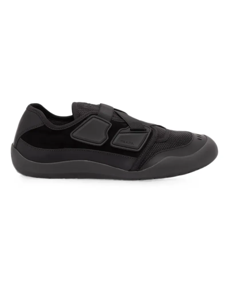 Prada Sneakers mit Klettverschluss - Schwarz Schwarz