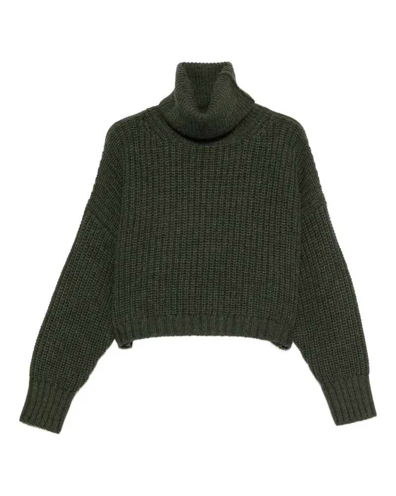 MA'RY'YA Pullover mit Rollkragen - Grün Grün