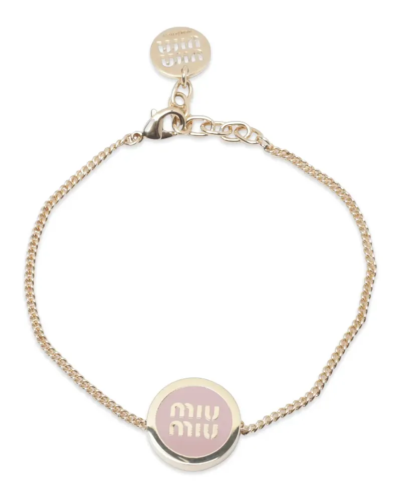 Miu Miu Emaillierte Armspange - Gold Gold