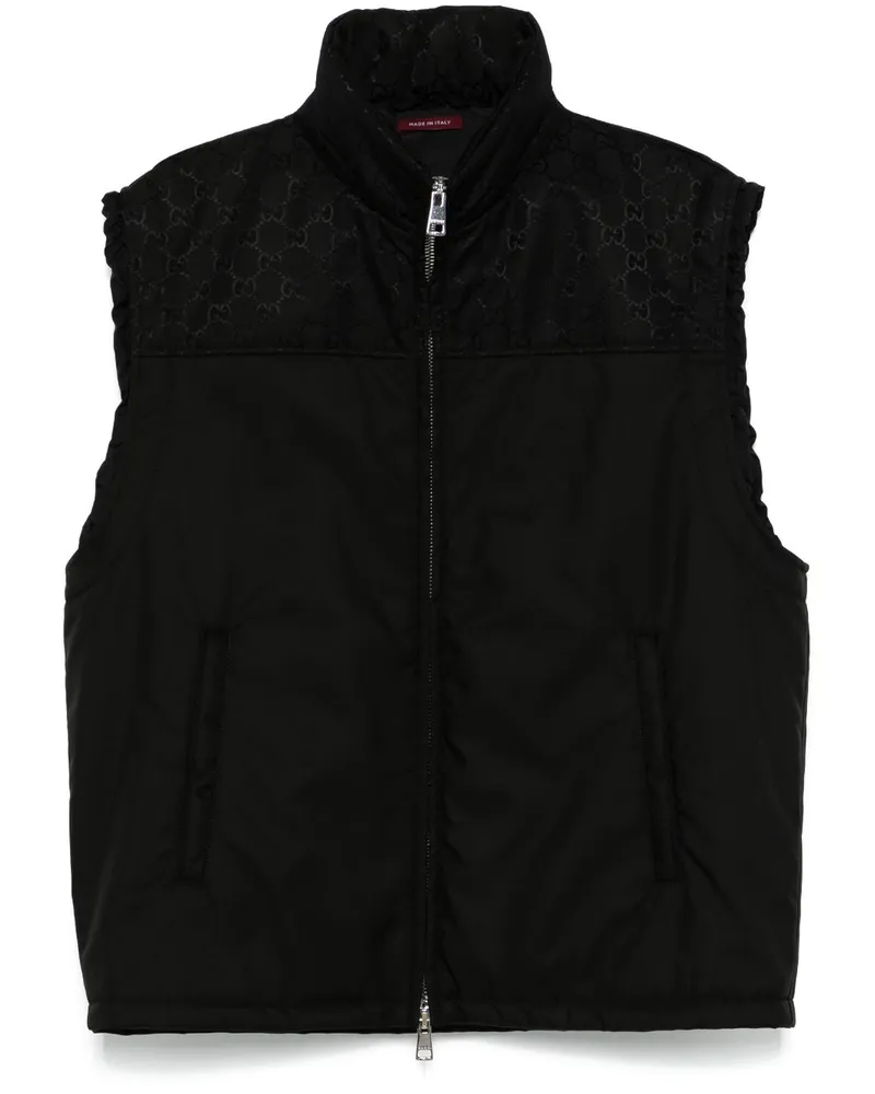 Gucci Weste aus GG Canvas - Schwarz Schwarz