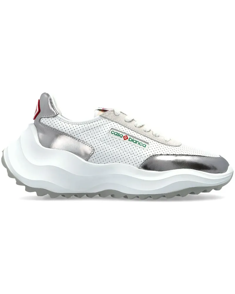 Casablanca Paris Sneakers mit Logo-Print - Weiß Weiß
