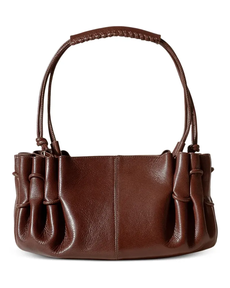 HEREU braided-handle shoulder bag - Braun Braun