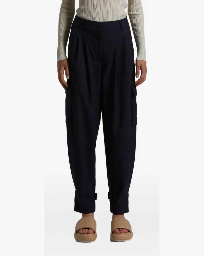 Peserico Hose mit Tapered-Bein - Blau Blau