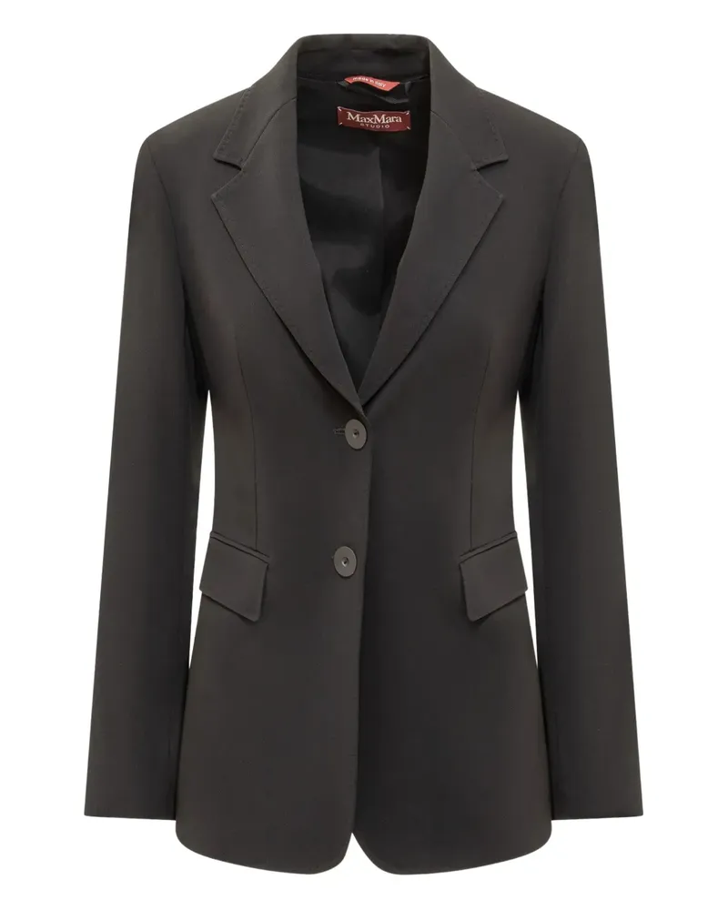 Max Mara Einreihiges Sakko - Schwarz Schwarz