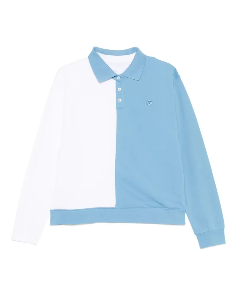 COPERNI Poloshirt mit Trompe-l'oeil-Effekt - Blau Blau