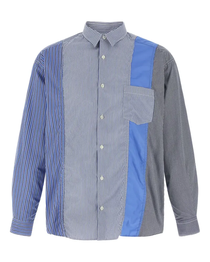 Comme des Garçons Patchwork shirt - Blau Blau