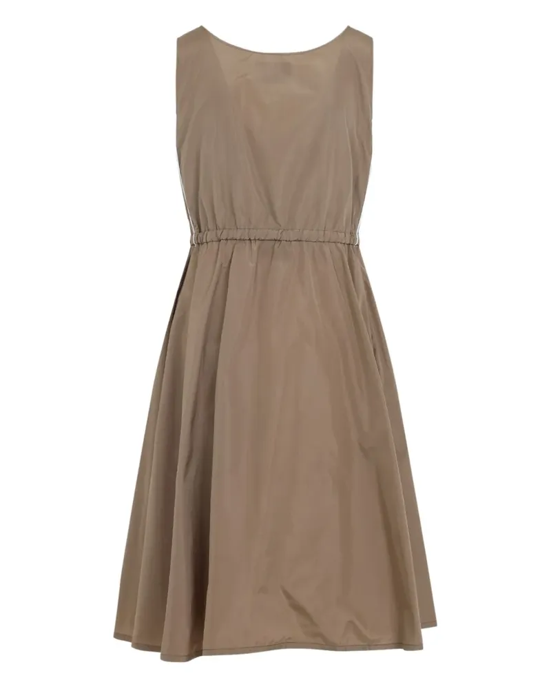 Miu Miu Kleid mit Kordelzug - Nude Nude