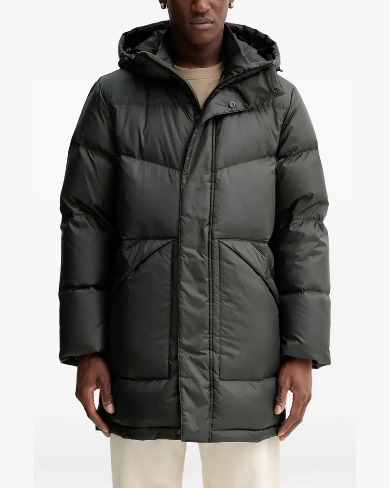 Marc O'Polo Gefütterter Kapuzenmantel - Grün Grün