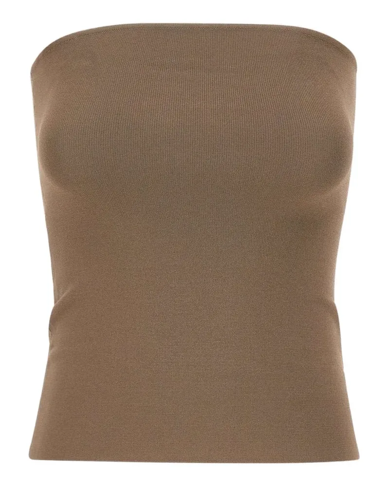 Entire Studios sleeveless bandeau top - Braun Braun