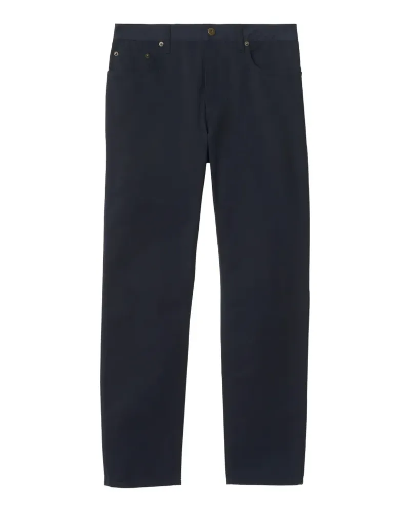 Burberry cotton moleskin trousers - Blau Blau