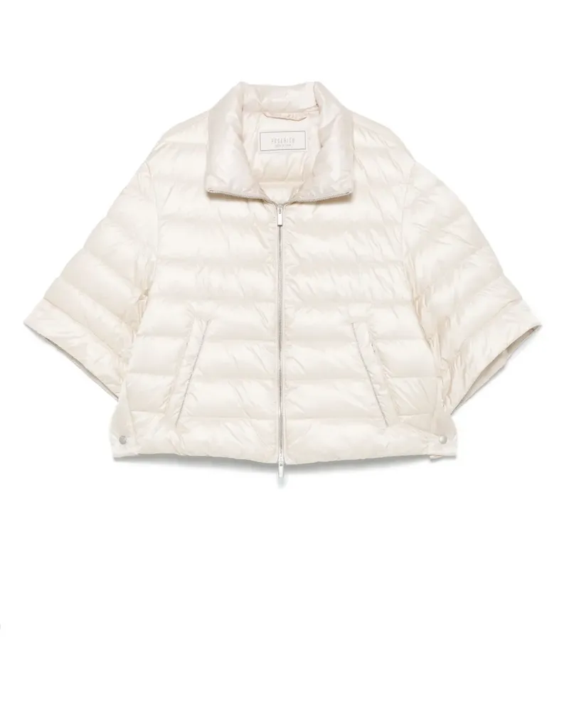 Peserico Kurzärmelige Steppjacke - Nude Nude