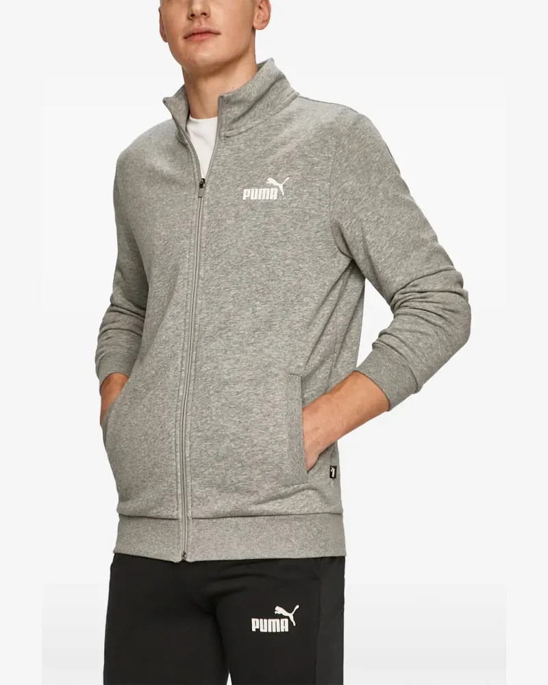 Puma Set aus zwei Jogginganzug-Teilen mit Reißverschluss und Logo-Print - Grau Grau
