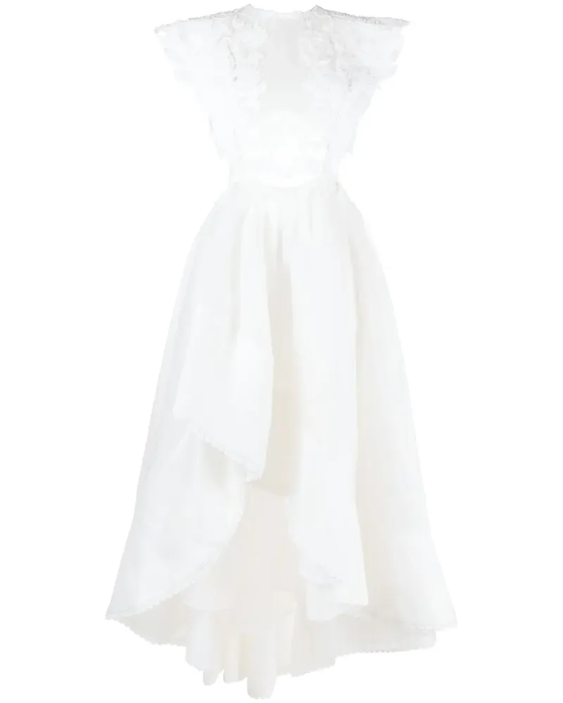 Zimmermann Besticktes Kleid - Weiß Weiß