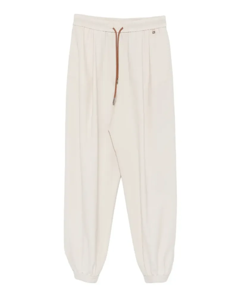 Herno drawstring-waistband elasticated-cuffs trousers - Nude Nude