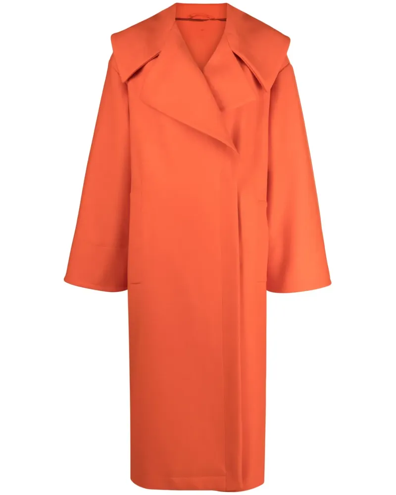 DEL CORE Mantel mit breitem Revers - Orange Orange